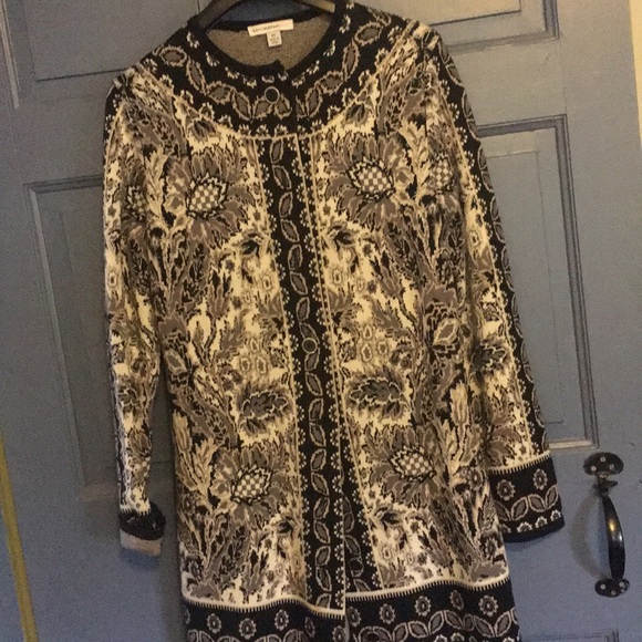 Isaac Mizrahi Live knee Length Long Sweater - Picture 1 of 1